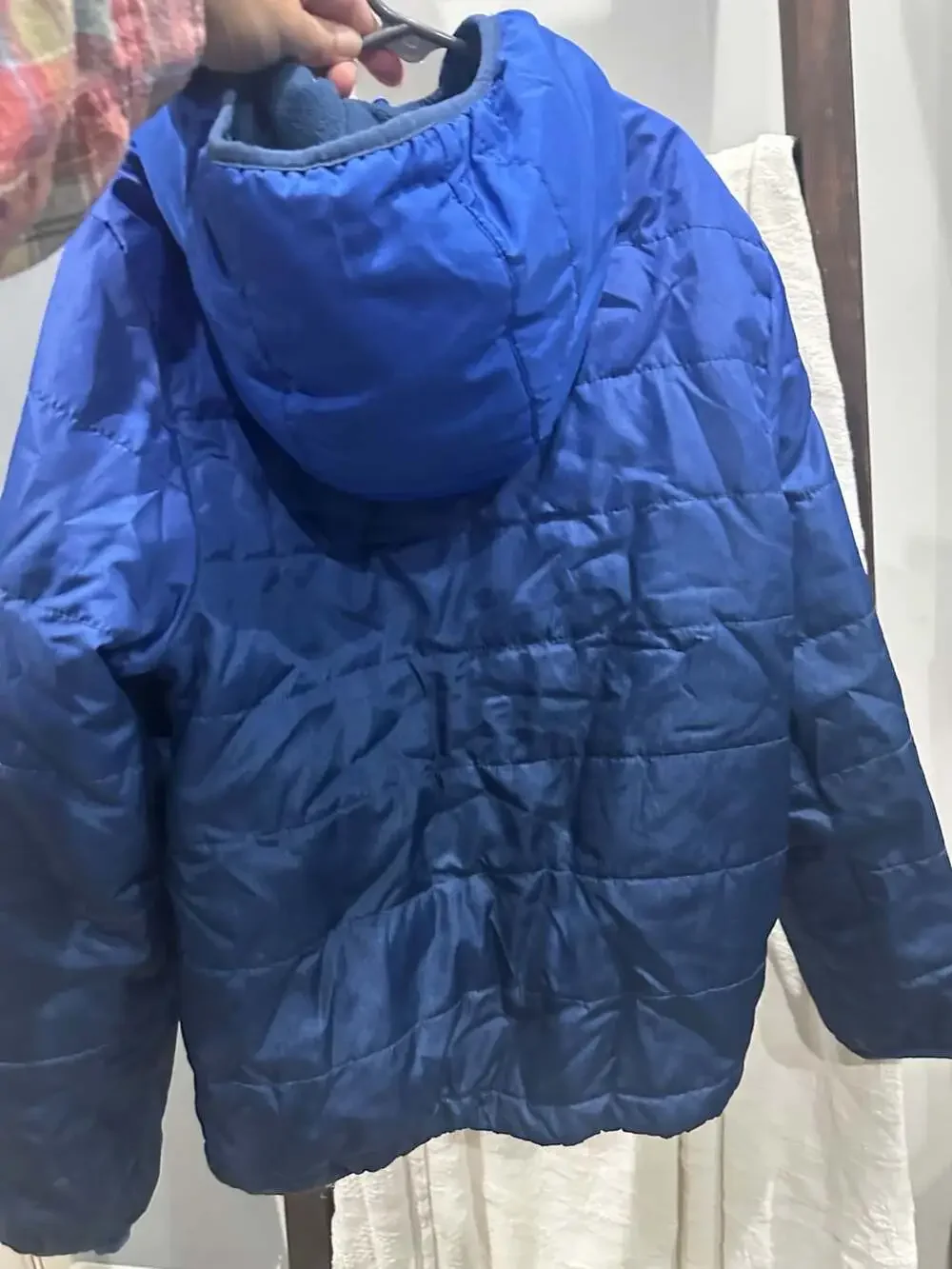 OshKosh B'gosh Blue Quilted Hooded Puffer Jacket Youth Size 10